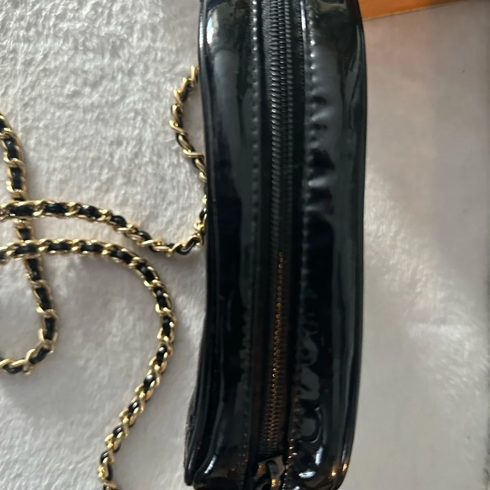 Black Quilted Crossbody Bag
